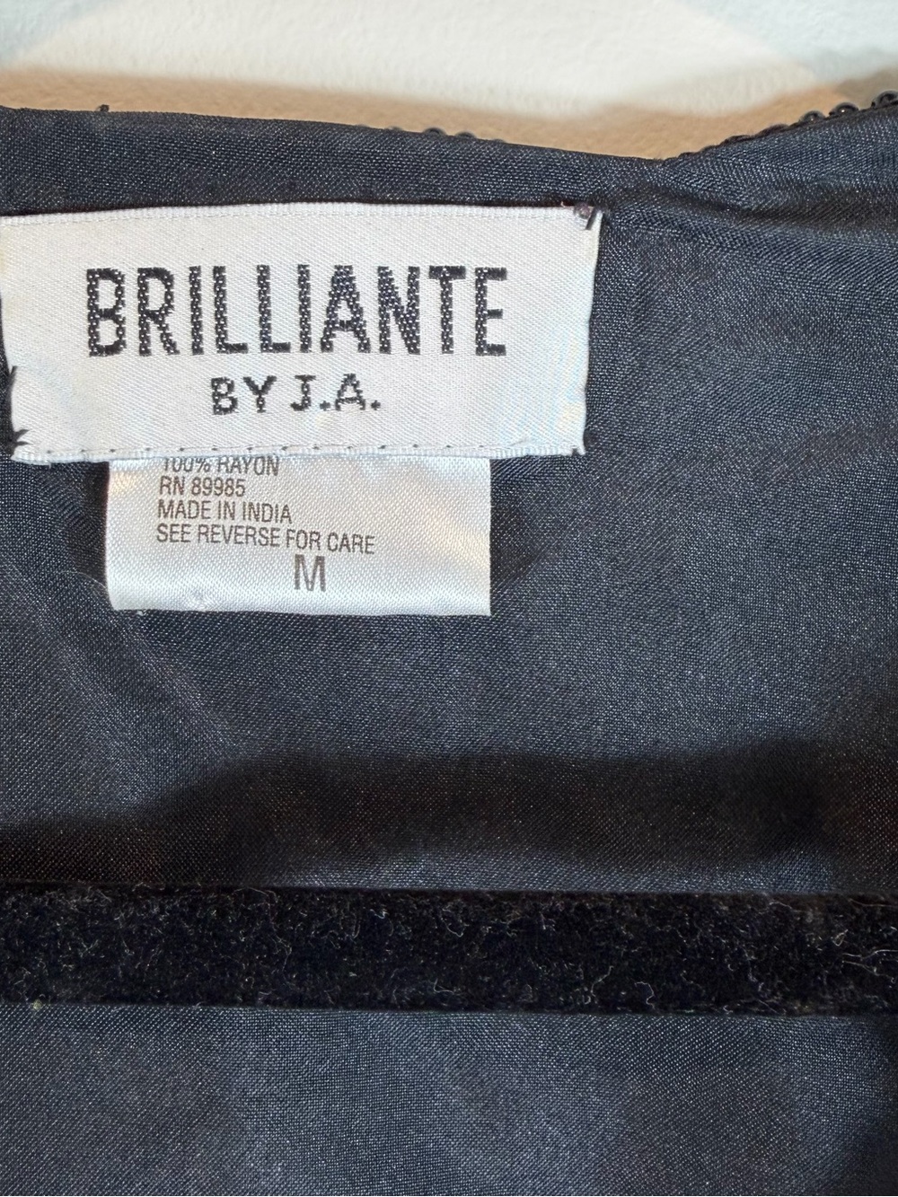 Vintage Brilliante Black Beaded Cropped Sequin Jacket Size Medium - Picture 2 of 7